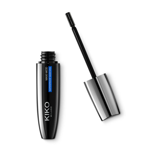 KIKO Maxi Mod Waterproof Mascara ūdensnoturīga skropstu tuša ar mini birstīti