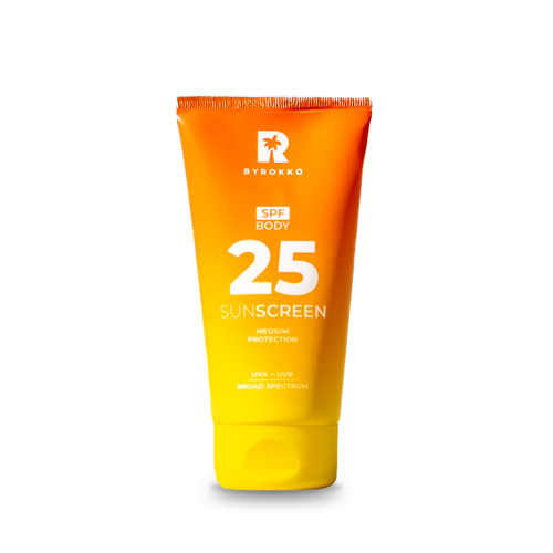 BYROKKO Body Sunscreen SPF 25 saules aizsargkrēms ķermenim