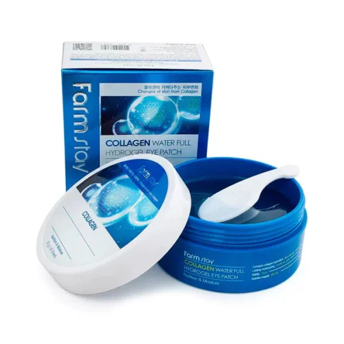 FarmStay Collagen Water Full Hydrogel Eye Patch acu patči ar kolagēnu