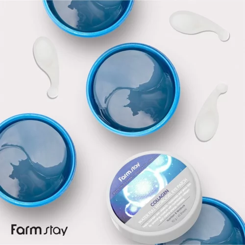 Alternative view of FarmStay Collagen Water Full Hydrogel Eye Patch acu patči ar kolagēnu