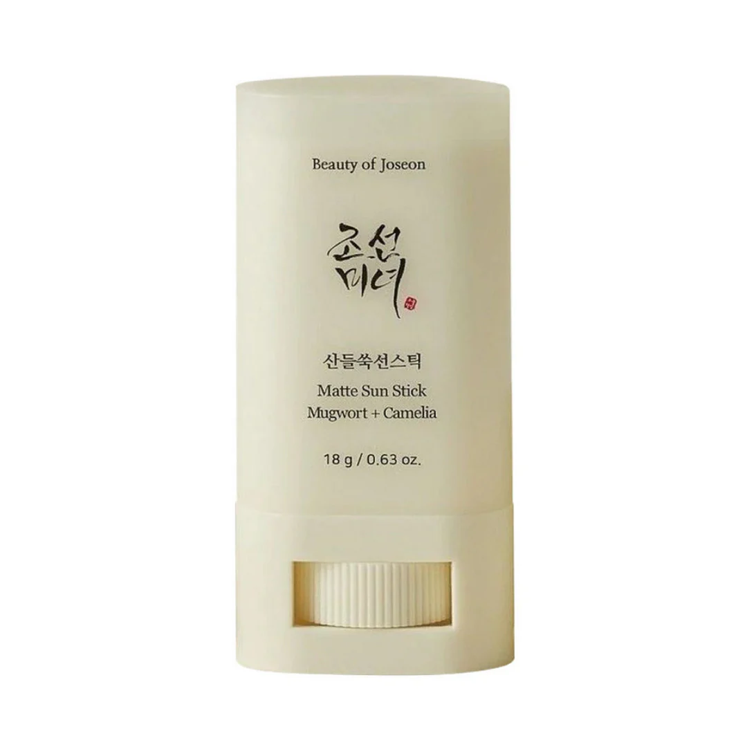 Beauty-of-Joseon-Matte-Sun-Stick-Mugwort-Camelia-SPF50-piestukine-apsauga-nuo-saules