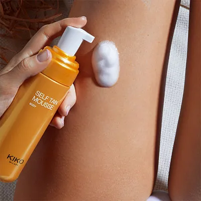 Alternative view of KIKO Self Tan Mousse moisturizing self-tanning body foam with hyaluronic acid