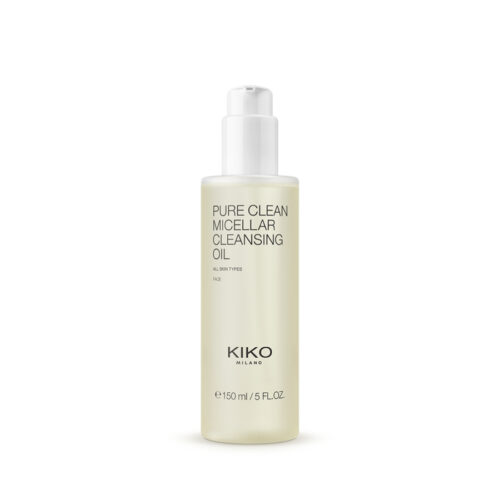 KIKO New Pure Clean Micellar Cleansing Oil hidrofīlā eļļa sejas attīrīšanai un kosmētikas noņemšanai
