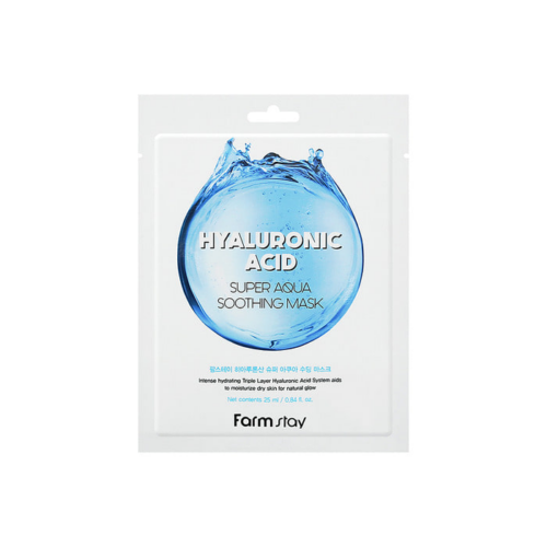 Farmstay Hyaluronic Acid Super Aqua Soothing Mask moisturizing and soothing face mask