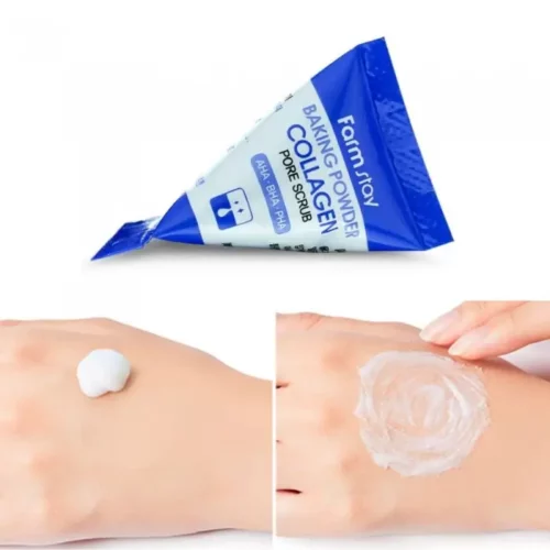 Alternative view of FarmStay Baking Powder Collagen Pore Scrub attīrošs sejas skrubis ar kolagēnu
