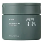 Anua Heartleaf 77% Toner Pad attīrošas un nomierinošas plāksnītes sejai