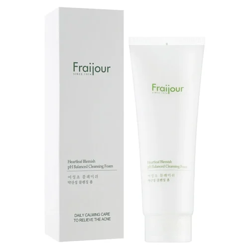 Fraijour Heartleaf Blemish pH Balanced Cleansing Foam putas sejas mazgāšanai problemātiskai ādai