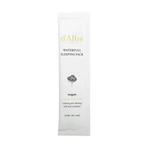 d'Alba Waterfull Vegan Sleeping Pack nakts sejas maska