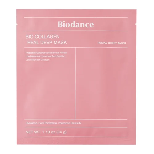 Biodance Bio-Collagen Real Deep Mask hidrogēla sejas maska ar kolagēnu