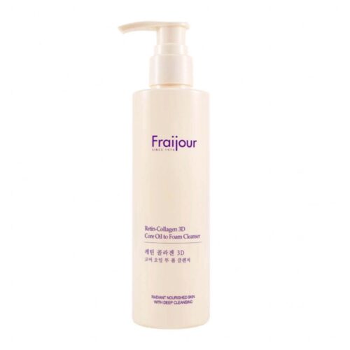 Fraijour Retin-Collagen 3D Core Oil to Foam Cleanser hydrophilic oil with anti-aging effect