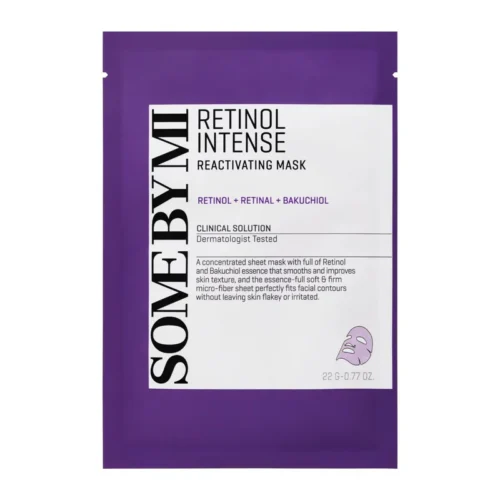 SOME BY MI Retinol Intensive Sheetmask pretnovecošanās sejas maska ar retinolu