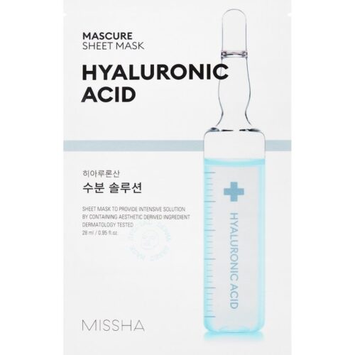 MISSHA Mascure Hydro Hyaluronic Sheet Mask mitrinoša sejas maska