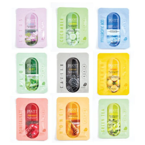 Jigott Real Ampoule Mask auduma sejas maska