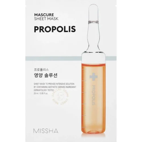 MISSHA Mascure Nutrition Propolis Sheet Mask sejas maska ar propolisu