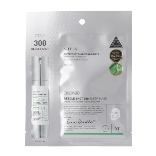 VT Cosmetics Reedle Shot 300 2Step Mask and serum