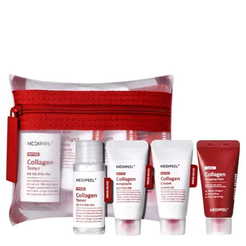 MEDI-PEEL Red Lacto Collagen Skin Care Trial Kit miniatūru komplekts sejas kopšanai