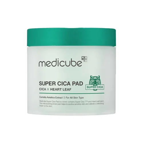 Medicube Super Cica Pad nomierinošas un attīrošas plāksnītes sejai