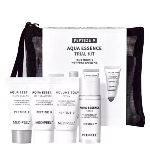 Medi-Peel Peptide 9 Aqua Essence Trial Kit miniatūru komplekts sejas kopšanai ar liftinga efektu