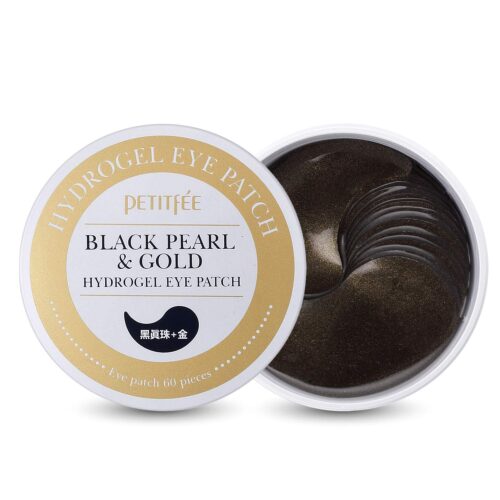 PETITFEE Black Pearl & Gold Hydrogel Eye Patch mitrinoši acu patči