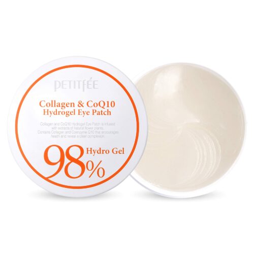 PETITFEE Collagen & CoQ10 Hydrogel Eye Patch acu patči ar kolagēnu