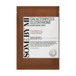 SOME BY MI Galactomyces Glutathione Glow Serum Sheetmask sejas maska pigmentācijas balināšanai