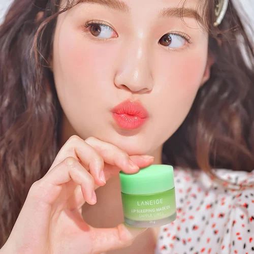 Alternative view of Laneige Lip Sleeping Mask EX Apple Lime intensīva nakts lūpu maska