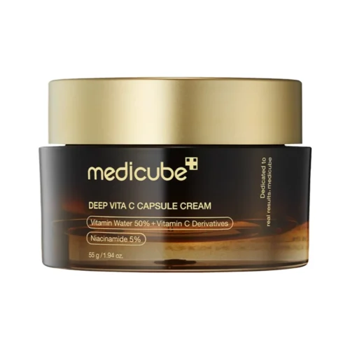 MEDICUBE Deep Vita C Capsule Cream sejas krēms pret pigmentāciju