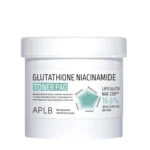 APLB Glutathione Niacinamide Toner Pad plāksnītes sejas attīrīšanai ar niacinamīdu