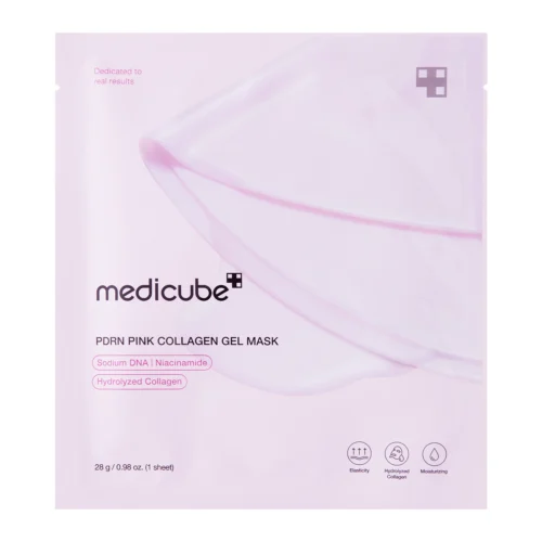 Medicube PDRN Pink Collagen Jelly Gel Mask mitrinoša sejas maska ar kolagēnu