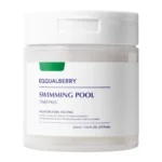EQQUALBERRY Swimming Pool Toner Pads mitrinošas un poru attīrošas plāksnītes sejai