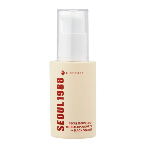 K-SECRET SEOUL 1988 Serum : Retinal Liposome 2% + Black Ginseng pretnovecošanās serums