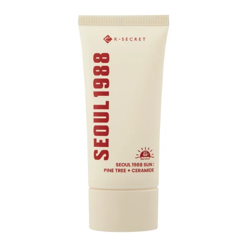 K-SECRET SEOUL 1988 Sun : Pine Tree + Ceramide 50+ PA++++ mitrinošs saules aizsargkrēms sejai