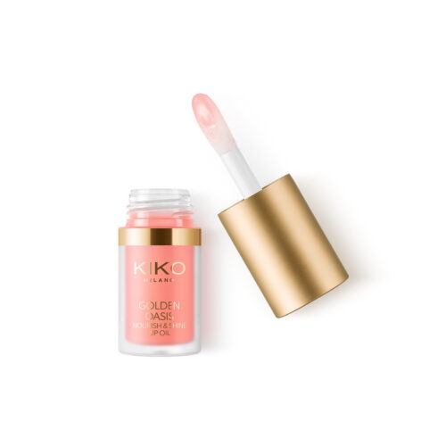 KIKO Golden Oasis Nourish & Shine Lip Oil barojoša lūpu eļļa ar toni