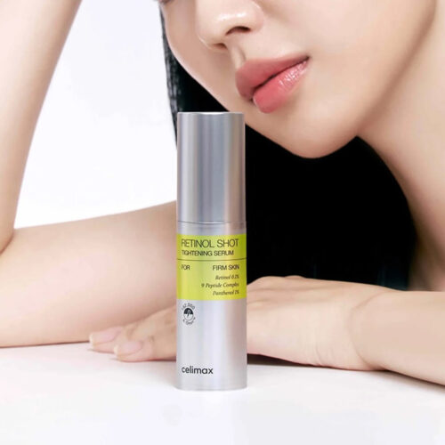 Alternative view of Celimax The Vita-A Retinol Shot Tightening Serum liftinga efekta serums ar retinolu un mikroadatām