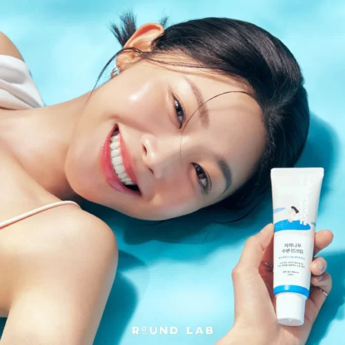 Alternative view of Round Lab Birch Juice Moisturizing Sun Cream SPF50+ PA++++ mitrinošs saules aizsargkrēms