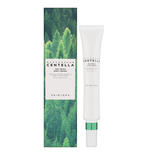 SKIN1004 Madagascar Centella Tea-Trica Spot Cream līdzeklis pret pumpām