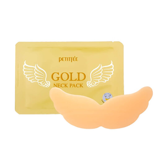 Petitfee Gold Neck Mask pretnovecošanās maska kaklam un dekoltē