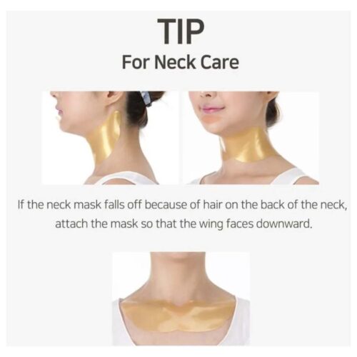 Alternative view of Petitfee Gold Neck Mask pretnovecošanās maska kaklam un dekoltē