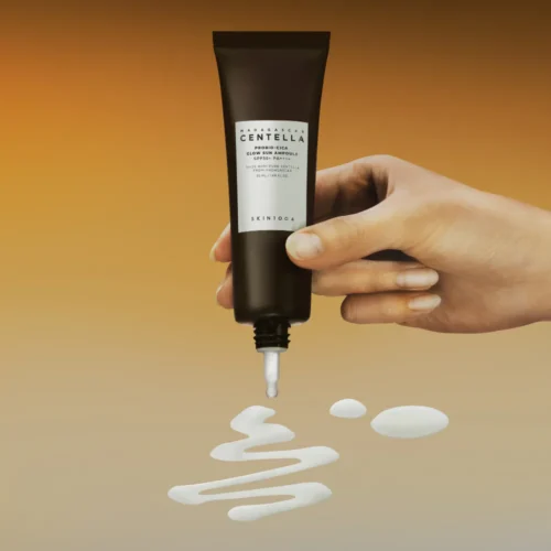 Alternative view of SKIN1004 Madagascar Centella Probio-Cica Glow Sun Ampoule SPF50 mitrinošs sejas krēms ar probiotikām SPF50