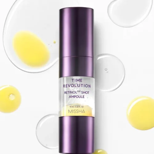 Alternative view of Missha Time Revolution Retinol 500 Shot Ampoule pretnovecošanās ampula - serums ar retinolu