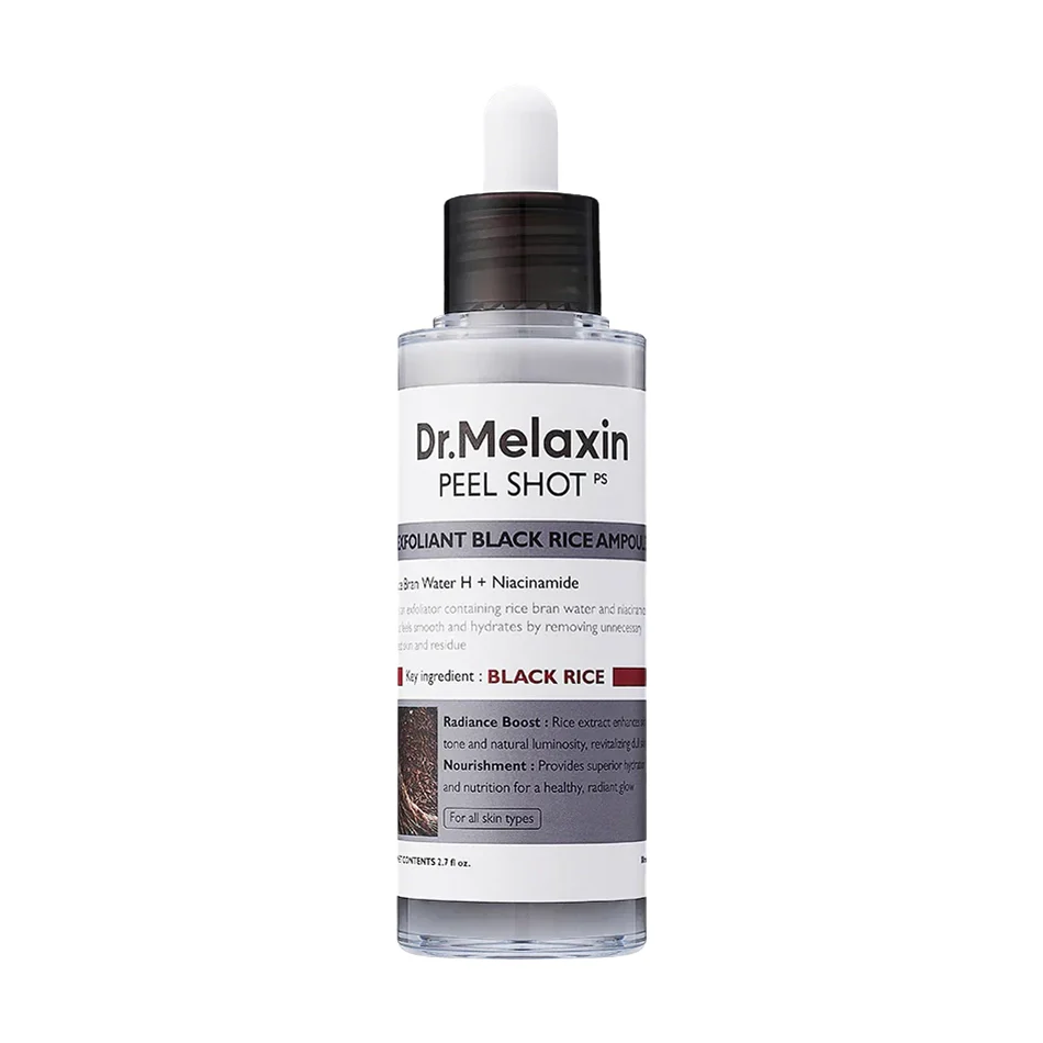 Dr.Melaxin_Peel_Shot_Exfoliant_Black_Rice_Ampoule