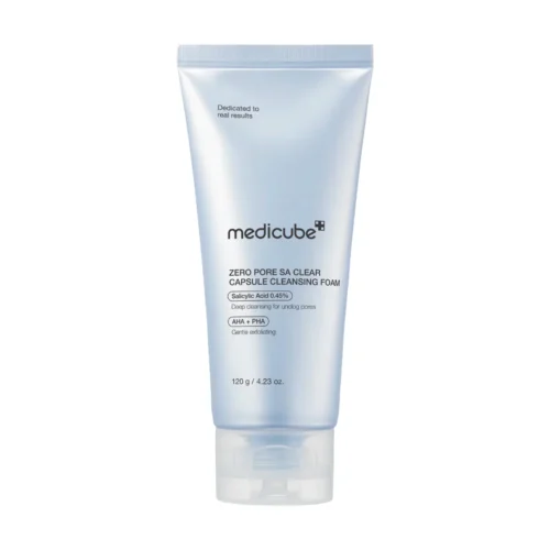 Medicube Zero Pore SA Clear Capsule Cleansing Foam attīrošas putas ar salicilskābi