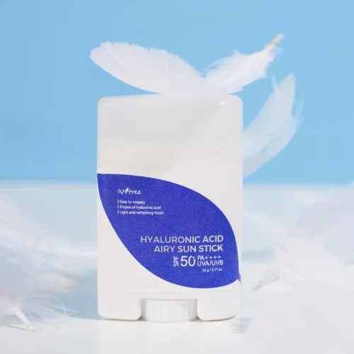 Alternative view of Isntree Hyaluronic Acid Airy Sun Stick SPF 50+ zīmuļveida saules aizsarglīdzeklis