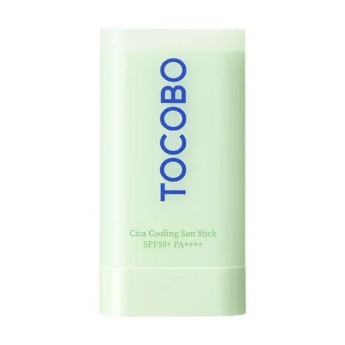 Tocobo Cica Cooling Sun Stick SPF50+ nomierinošs zīmuļveida saules aizsarglīdzeklis