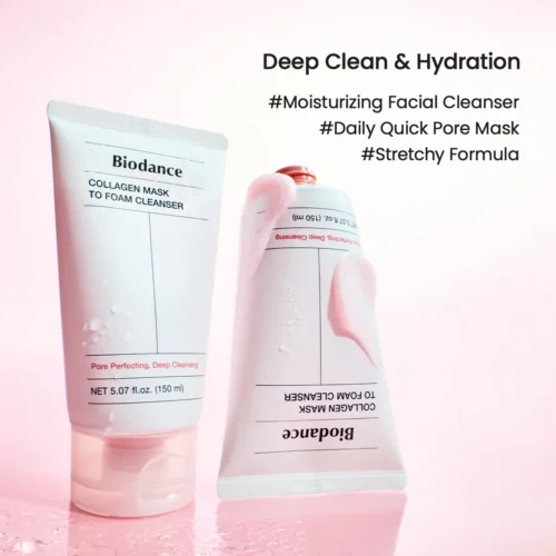 Alternative view of Biodance Collagen Mask To Foam Cleanser maska-putas sejas attīrīšanai ar kolagēnu
