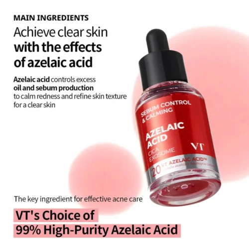 Alternative view of VT Cosmetics Azelaic Acid A1 Calming Ampoule nomierinošs serums pret apsārtumu