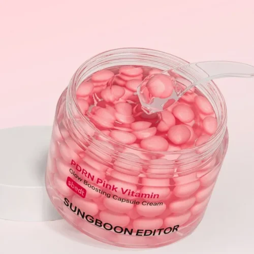Alternative view of Sungboon Editor PDRN Pink Vitamin Glow Boosting Capsule Cream kapsulu krēms ādas mirdzumam
