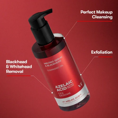 Alternative view of VT Cosmetics Azelaic Acid AZ Care Cleansing Oil hidrofilā eļļa ar azelaīnskābi