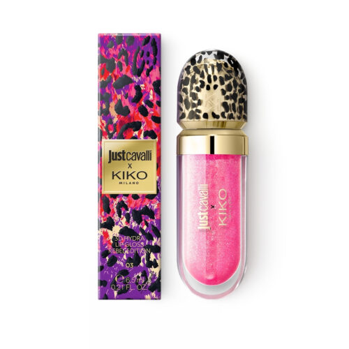 KIKO x Just Cavalli 3D Hydra Lip Gloss Rebel Edition mitrinošs lūpu spīdums ar 3D efektu