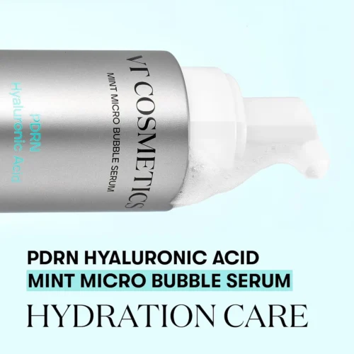 Alternative view of VT Cosmetics PDRN Hyaluronic Acid Mint Micro Bubble Serum atjaunojošs burbuļveida sejas serums